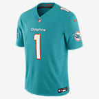 Tua Tagovailoa Miami Dolphins Men's Nike Dri-FIT NFL Limited Football Jersey - Aqua