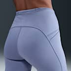 Shorts de correr ajustados de tiro alto de 10 cm con bolsillos para mujer Nike Swift