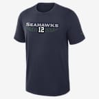Seattle Seahawks Rivalries Collection Slub Men's Nike Dri-FIT NFL T-Shirt - Navy