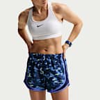 Nike Tempo Women's Mid-Rise 3" Brief-Lined Printed Running Shorts