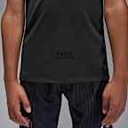 Playera de fútbol de manga corta Jordan Dri-FIT para niños talla grande Paris Saint-Germain Strike Fourth