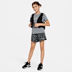 Nike One Big Kids' (Girls') Woven High-Waisted Shorts