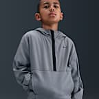Nike Sportswear City Utility EasyOn Older Kids' Half-Zip Fleece Hoodie
