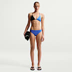 Parte de arriba de bikini triangular para mujer Nike Swim