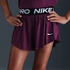 Nike Pro Older Kids' (Girls') Dri-FIT 2-in-1 Shorts