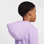 ナイキ スポーツウェア クラブ ジュニア プルオーバー パーカー