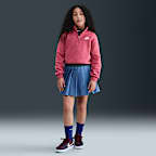 Nike Sportswear Club Fleece Big Kids' (Girls') 1/2-Zip Long-Sleeve Top