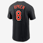 Playera Nike de la MLB para hombre Cal Ripken Jr. Baltimore Orioles Cooperstown Fuse