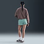 Nike Sportswear Phoenix Fleece középmagas derekú, 5 cm-es női rövidnadrág