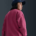 Nike Sportswear Club Fleece Big Kids' Oversized Sweatshirt (Extended Size)