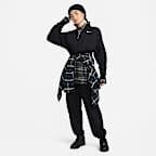 Nike Sportswear Phoenix Fleece Çeyrek Fermuarlı Crop Kadın Sweatshirt'ü