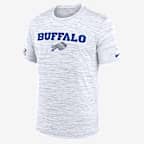 Buffalo Bills Rivalries Collection Sideline Velocity Men's Nike Dri-FIT NFL T-Shirt - White