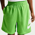 Nike Sportswear Club Little Kids' French Terry Shorts