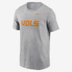 Tennessee Volunteers Primetime Evergreen Alternate Logo Men's Nike College T-Shirt - Grey Heather