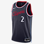 Kawhi Leonard LA Clippers 2024/25 Swingman Icon Edition Men's Nike Dri-FIT NBA Jersey - College Navy