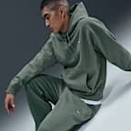 ナイキ ソロ スウッシュ メンズ フリース オープンヘム パンツ