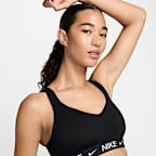 Sutiã de desporto ajustável almofadado de suporte elevado Nike Indy para mulher