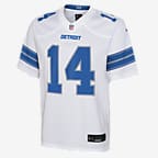 Amon-Ra St. Brown Detroit Lions Big Kids' Nike NFL Game Jersey - White