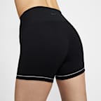 กางเกงปั่นจักรยานขาสั้น 5 นิ้วเอวสูงผู้หญิง Nike One Rib