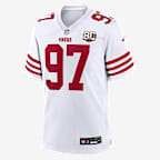 Nick Bosa San Francisco 49ers 80th Anniversary Men's Nike NFL Game Jersey - White