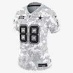 Jersey Nike Dri-FIT de la NFL Limited para mujer CeeDee Lamb Dallas Cowboys Salute to Service - Blanco