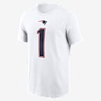 A.J. Brown New England Patriots Men's Nike NFL T-Shirt - White
