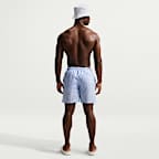 나이키 스윔 브레이커 남성 리플 텍스처 7인치 브리프 라인드 발리 쇼츠
