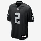 Ashton Jeanty Las Vegas Raiders 2025 NFL Draft First Round Pick Men's Nike NFL Game Jersey - Black
