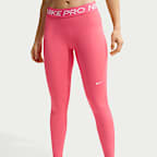 Nike Pro leggings i full lengde med mellomhøyt liv til dame