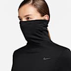 Playera de cuello de tortuga de running para mujer Nike Therma-FIT Swift Element
