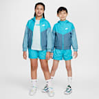 나이키 스포츠웨어 윈드러너 주니어 후드 리펠 재킷