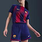 F.C. Barcelona 2025/26 Stadium Home Women's Nike Dri-FIT Football Replica Shorts