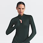 Playera de manga larga con medio cierre para mujer NikeSKIMS Shine