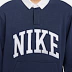 Nike Club Fleece Men's Long-Sleeve Fleece Polo