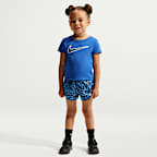 Nike Toddler Dri-FIT Printed 2-Piece Tempo Shorts Set - Game Royal