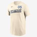 Freddie Freeman Los Angeles Dodgers City Connect Fuse Men's Nike MLB T-Shirt - Navy