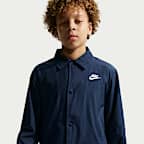 Nike Sportswear Club Big Kids' Repel Coaches' Jacket