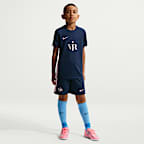 Vini Jr. Academy Big Kids' Nike Dri-FIT Short-Sleeve Soccer Top