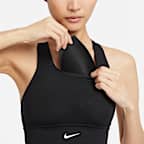 Nike Swoosh Women's Medium-Support 1-Piece Padded Longline Sports Bra
