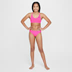 Conjunto de bikini con cordones para niña talla grande Nike Swim