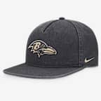 Gorra ajustable Nike de la NFL para hombre Baltimore Ravens Pro - Antracita