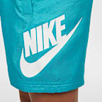Shorts de tejido Woven de 15 cm para niños talla grande Nike Sportswear Club