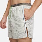 กางเกงวิ่งขาสั้น 5 นิ้วมีซับในผู้ชาย Nike Dri-FIT Run Division Stride