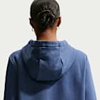 Sudadera con gorro sin cierre con estampado para mujer Nike Sportswear Club Fleece