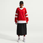 Nike Sportswear Club Fleece Women's Oversized V-Neck Sweatshirt