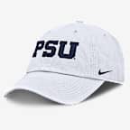 Gorra universitaria Nike ajustable para hombre Penn State Nittany Lions Primetime Club - Blanco