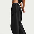 Nike Sportswear Pantalón de tejido Woven, talle alto y oversize - Mujer
