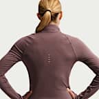 Löpartröja som mellanlager Nike Swift Dri-FIT med hel dragkedja för kvinnor