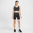 Nike Pro シームレス ウィメンズ Dri-FIT ハイウエスト 13cm バイカーショートパンツ