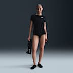 Playera de manga corta Dri-FIT UV para mujer Nike Swim Hydroguard